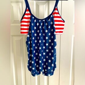 Fourth of July tankini top ONLY
